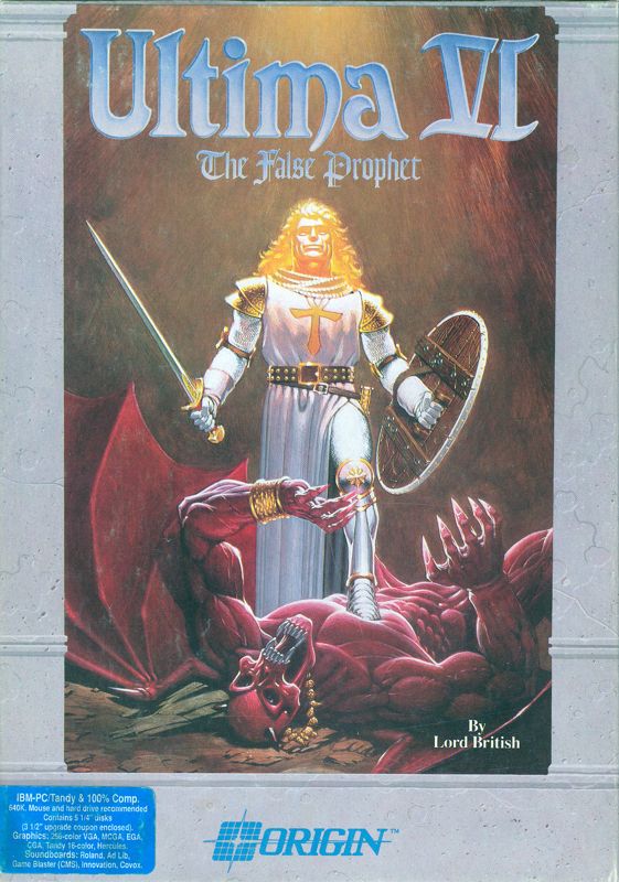 Ultima VI box art for Super Famicom